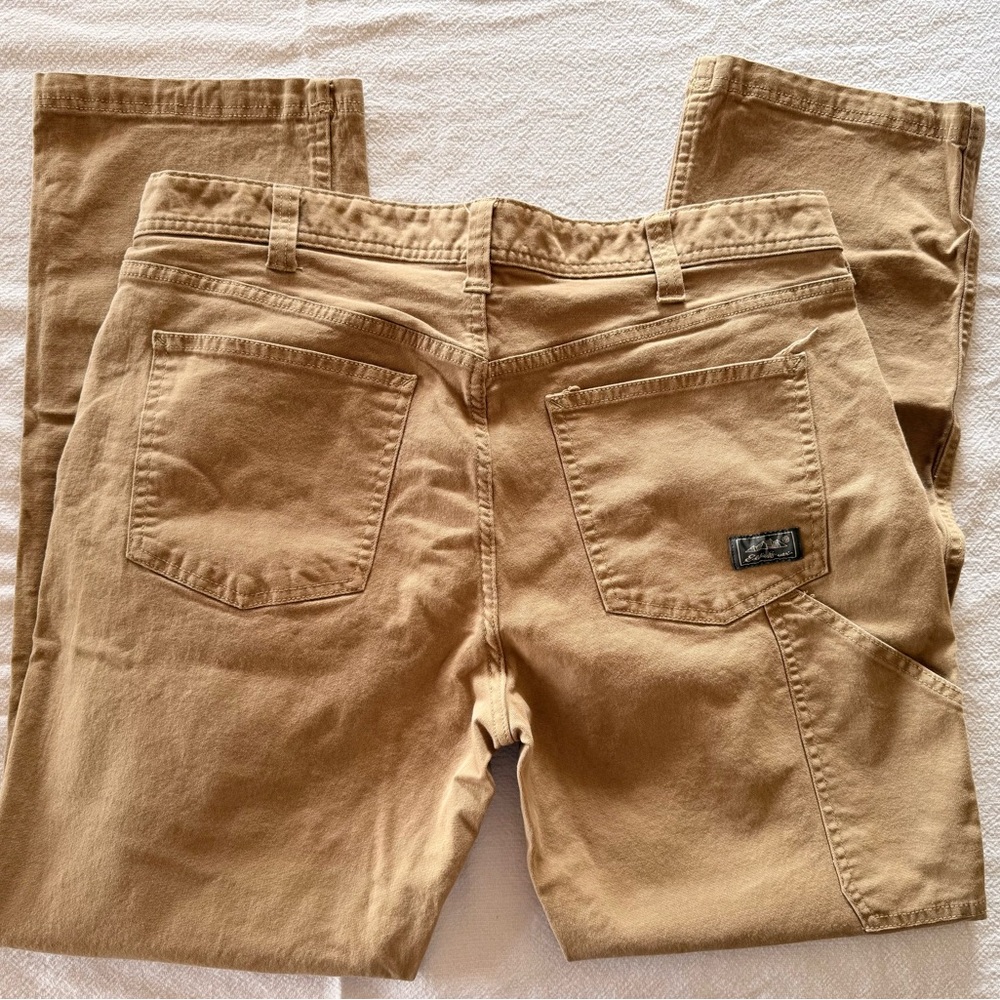 Eddie Bauer Classic Fit Khaki Pants Men’s 36x32 Outdoor Hiking Casual Tan Chino